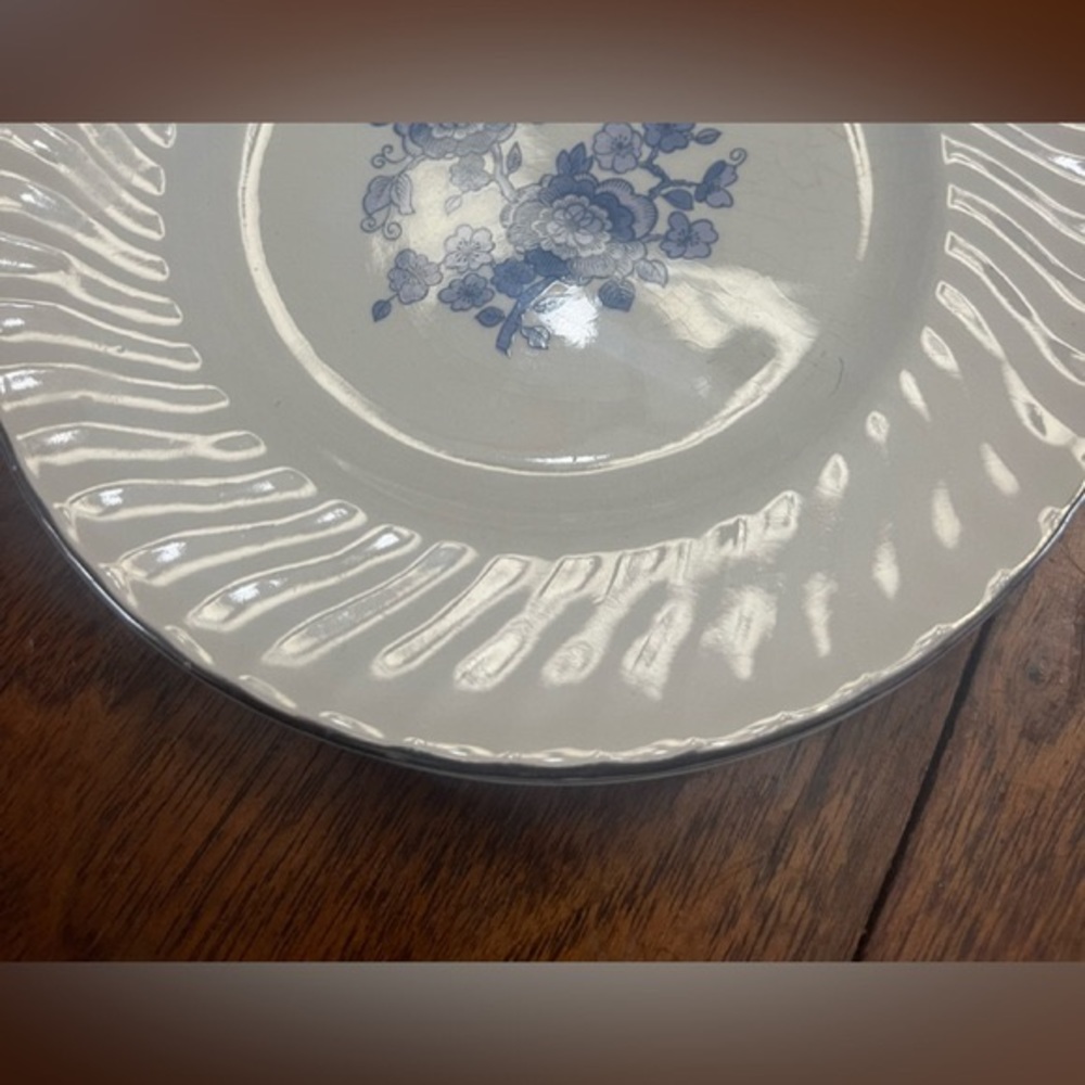 2 bread dishes and cereal bowls from Wedgwood ironstone